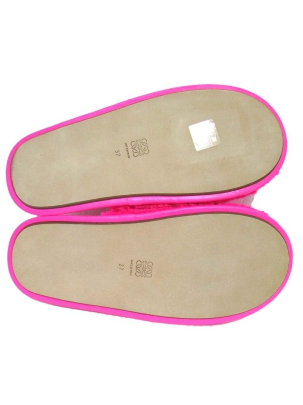 Loewe Mouton Slippers Sandals 37 Pink View 5